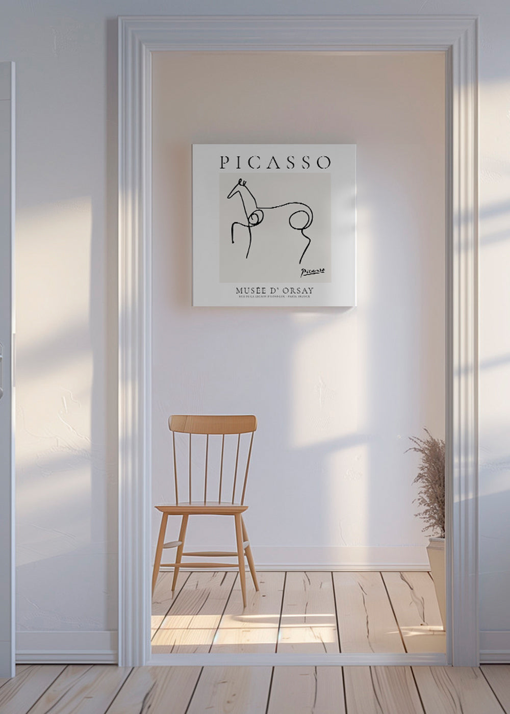 Pablo Picasso Animals Drawing Horse II