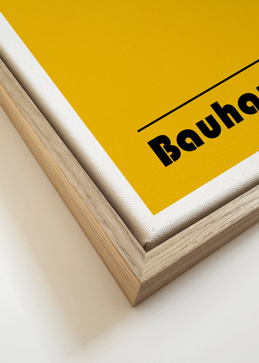 Bauhaus Eyes II - Framed canvas detail