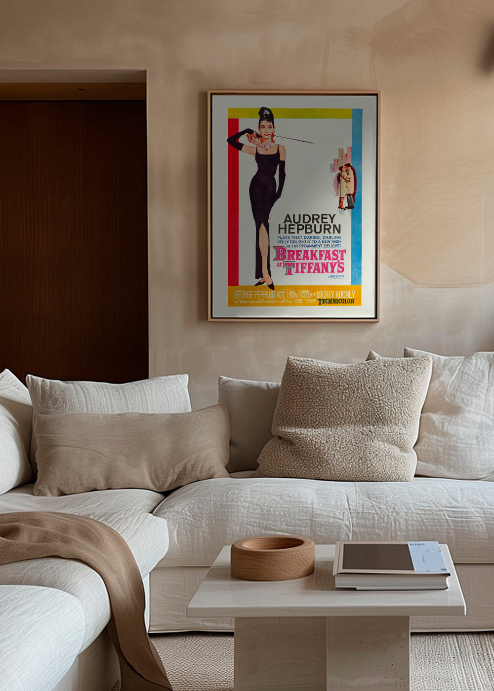 Audrey Hepburn Breakfast at Tiffanys 1961 film poster