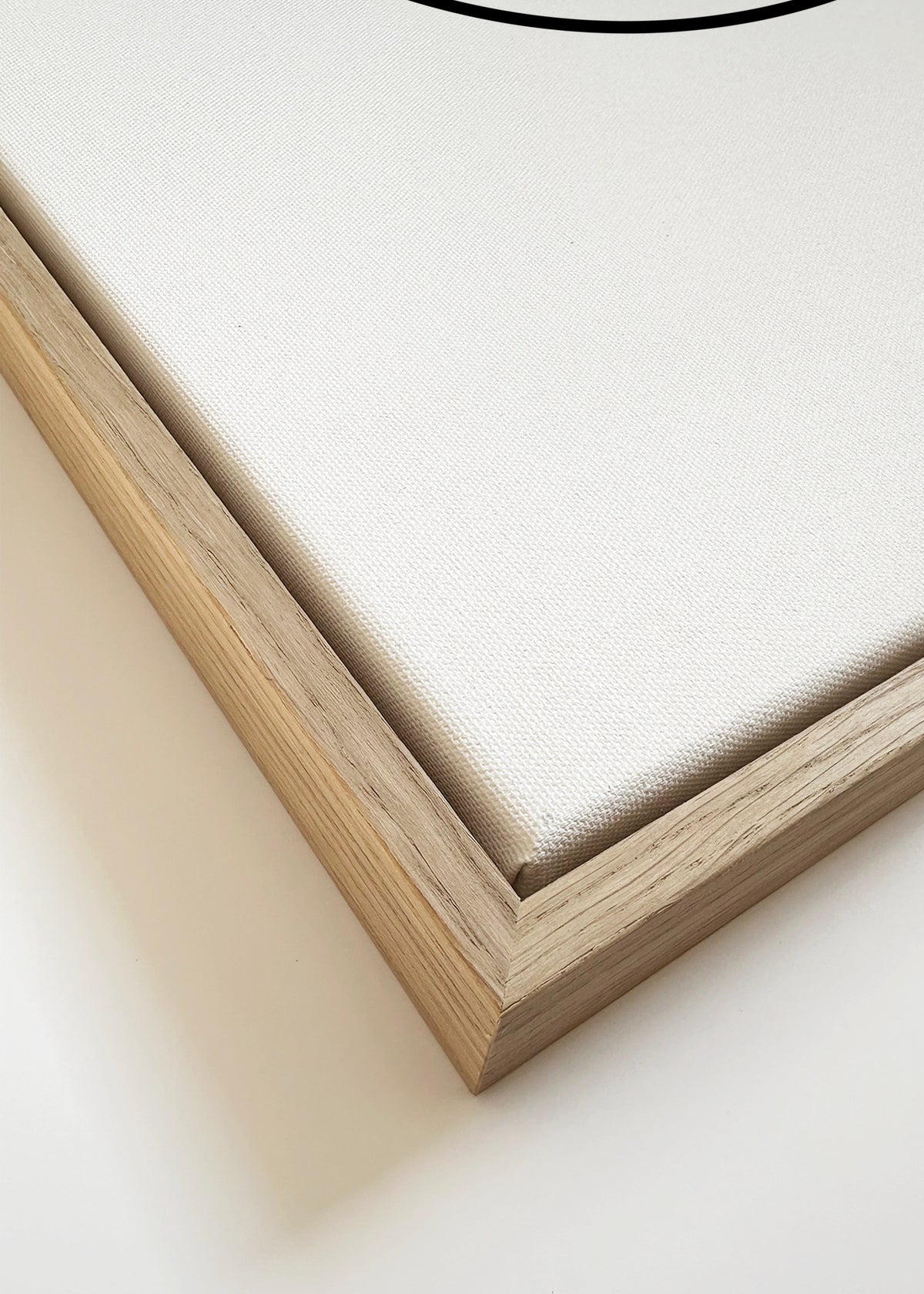 BAUHAUS AUSSTELLUNG Exhibition Poster 1919 - Framed canvas detail