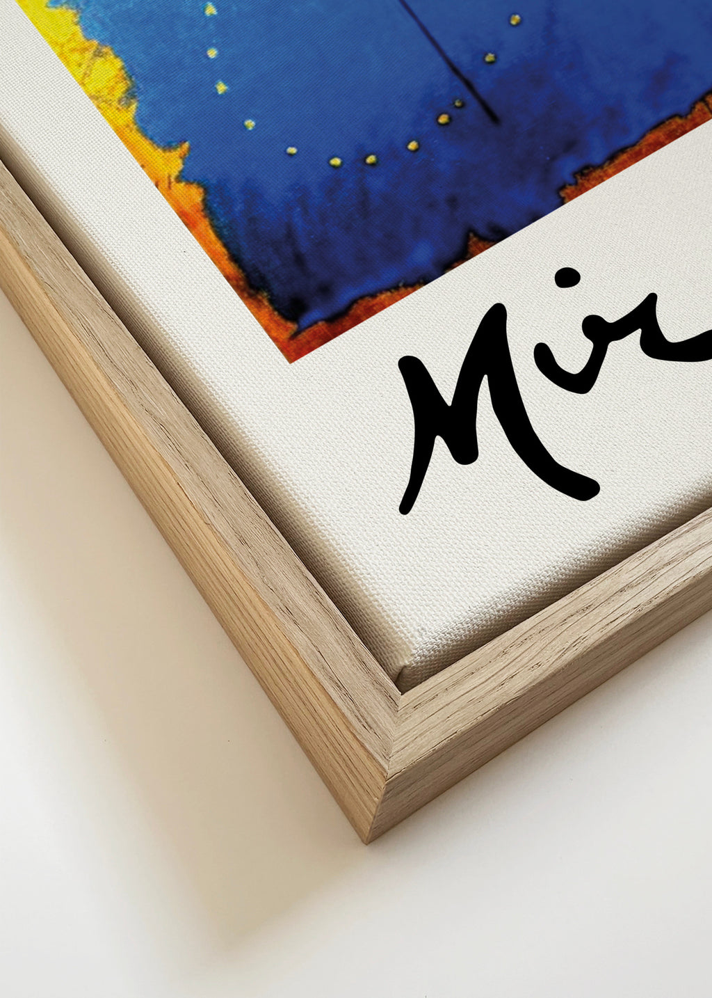 Joan Miro, Dancer II - Framed canvas detail