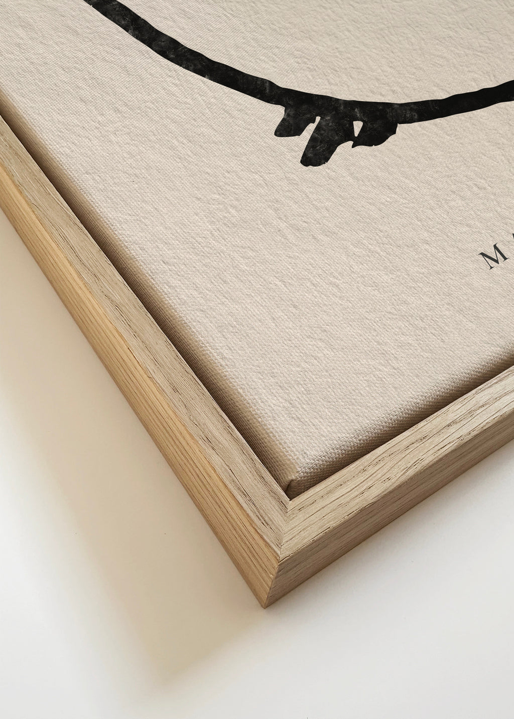 Matsumoto Hoji, Frog I - Framed canvas detail