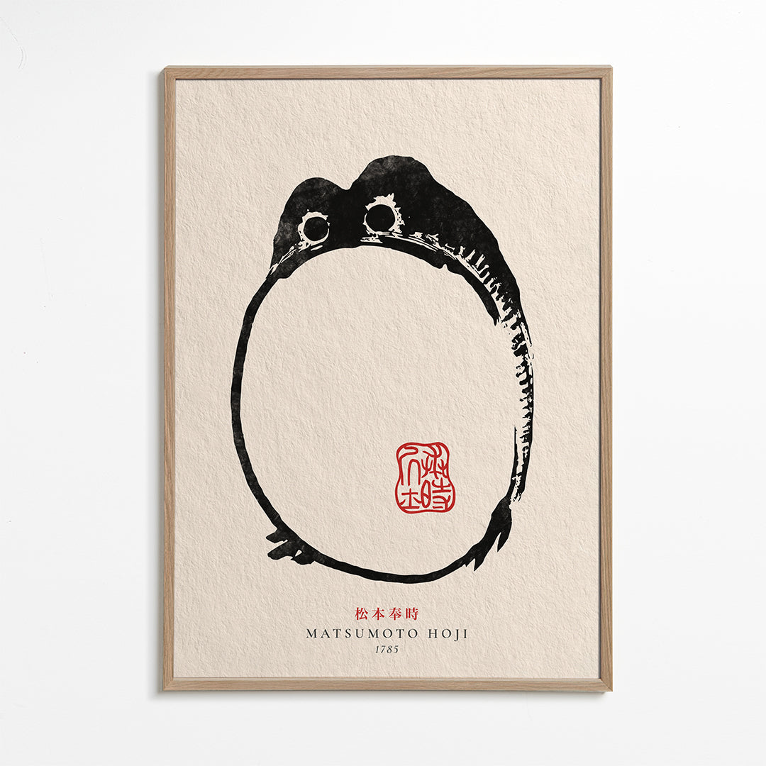 Artwork: minimalist frog ink print | Wall art, framed prints and