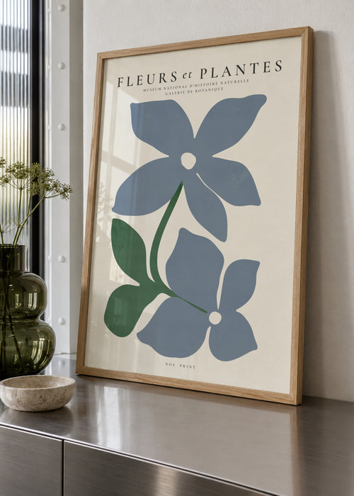 Botanical, Fleurs et plantes - Poster No. 4 - Framed poster in an interior