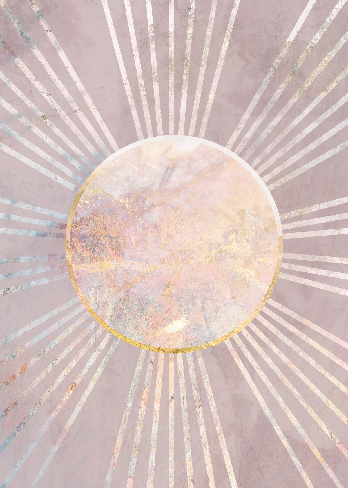 Pink Boho Sunrise 2 - Unframed art print