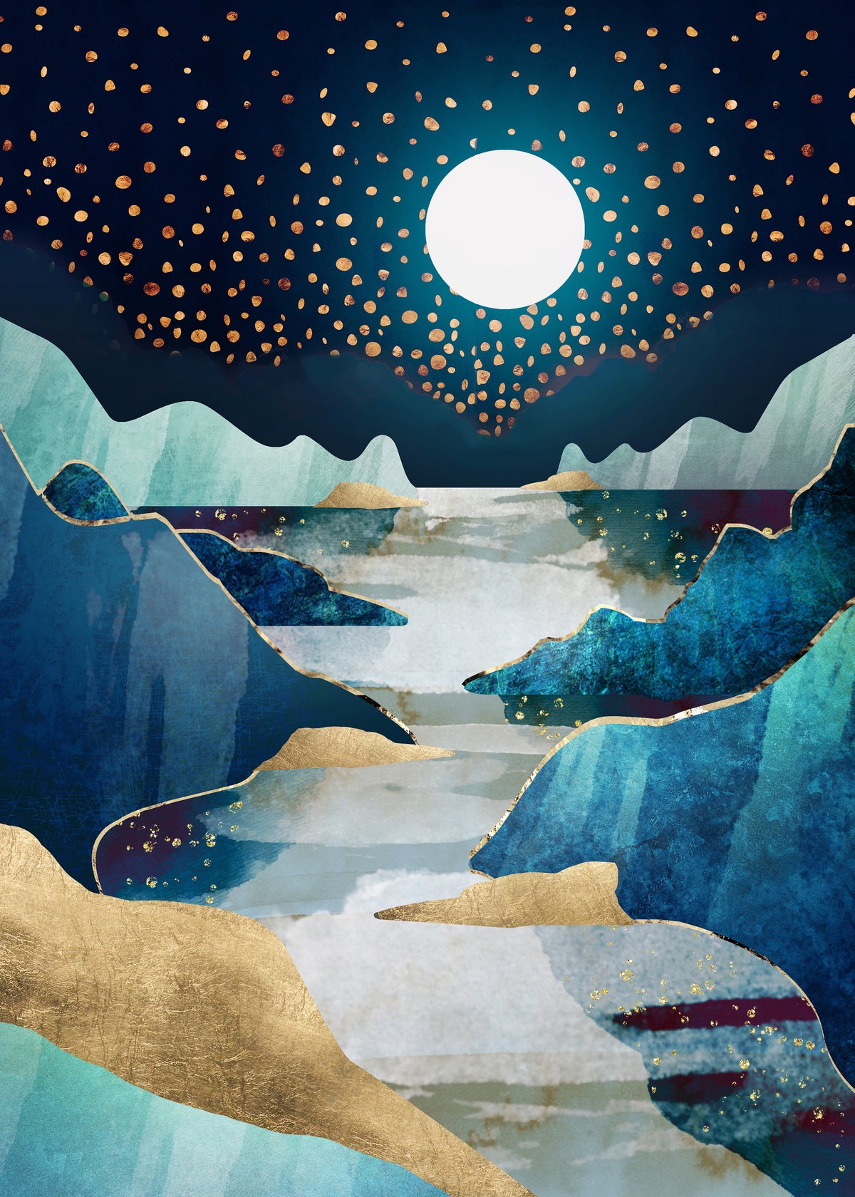 Moon Glow - Unframed art print