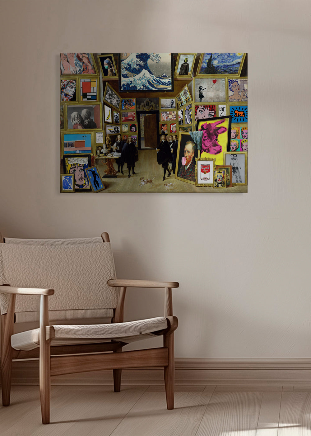 Modern art gallery