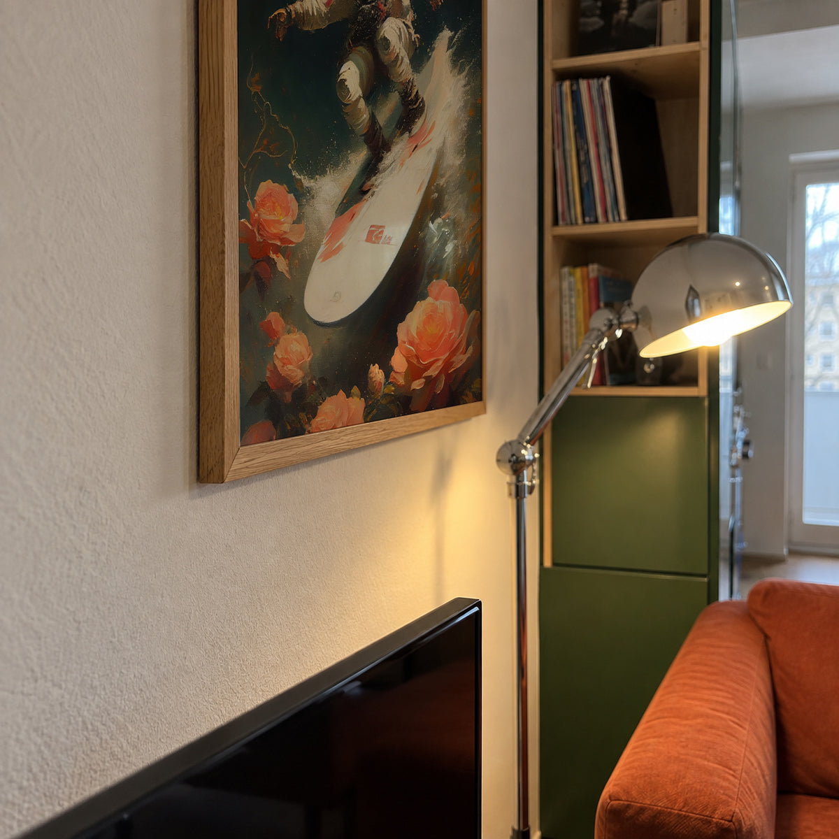 My space wave - Framed poster detail