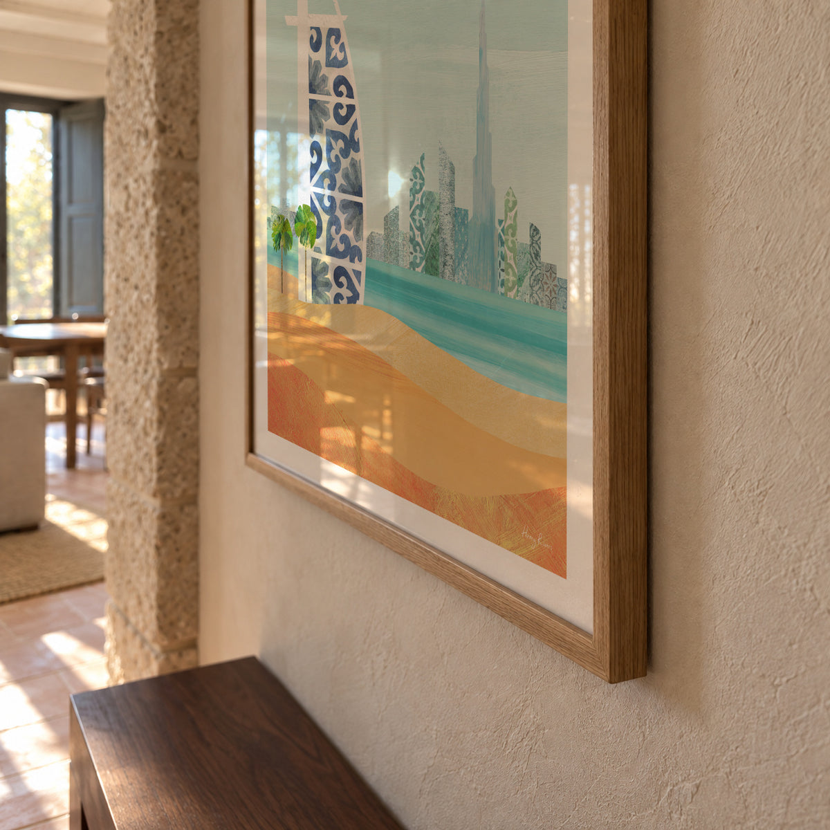 Dubai - Framed poster detail