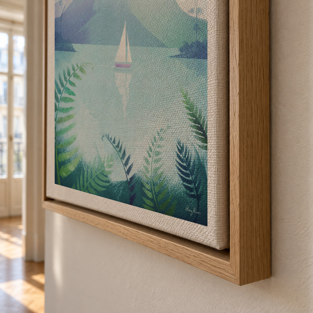 New Zealand - Framed canvas detail