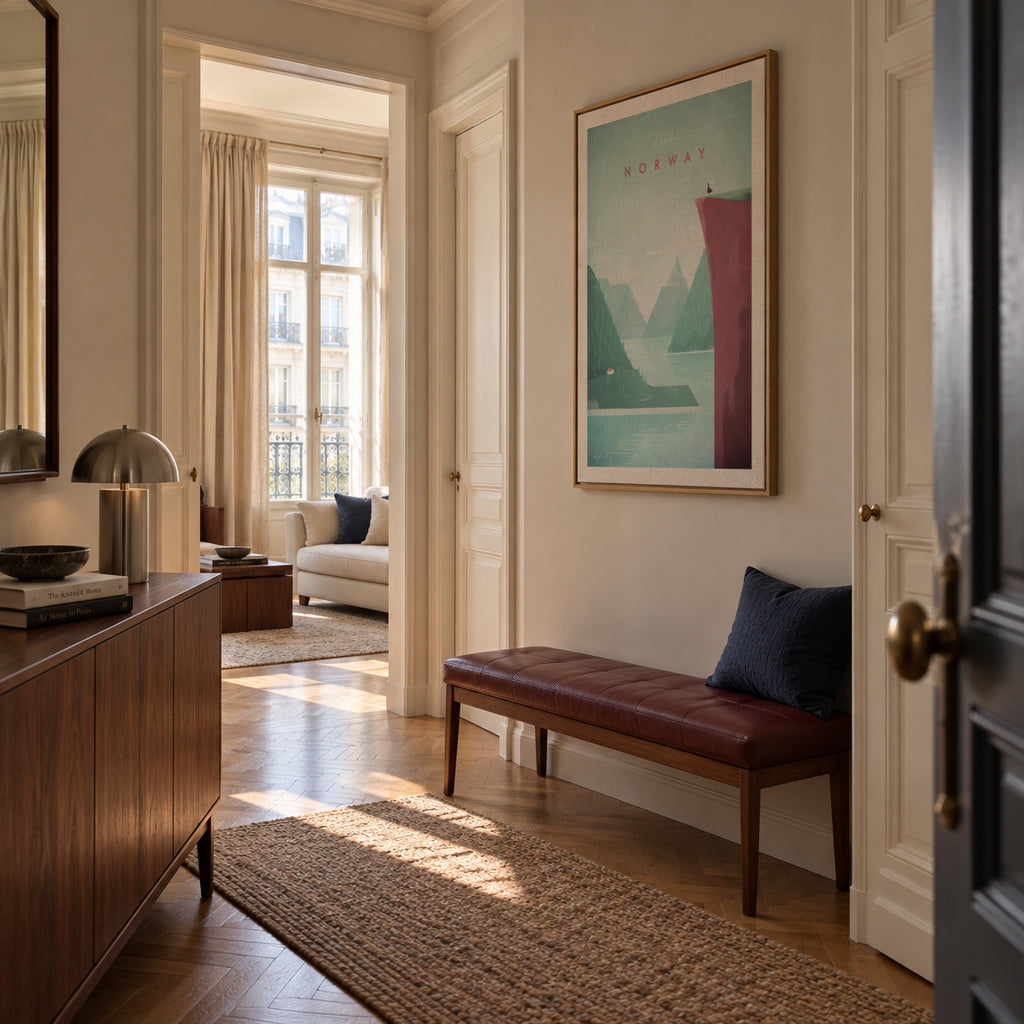 Norway - Framed canvas in an interior