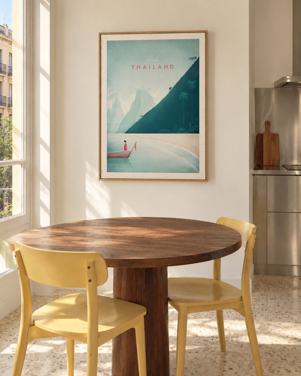 Thailand - Framed canvas in an interior