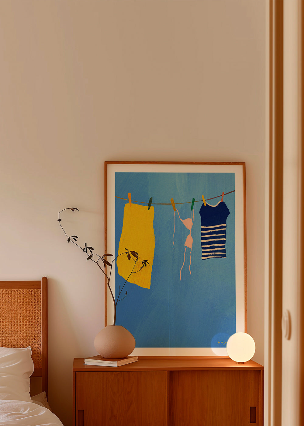 Illustration Summer laundry