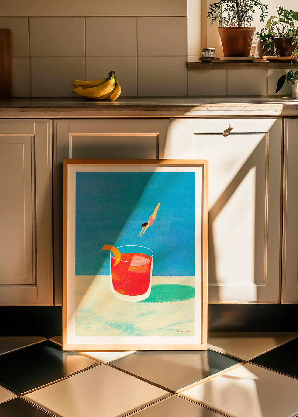 Kitchen art: Negroni dive scene – Product2
