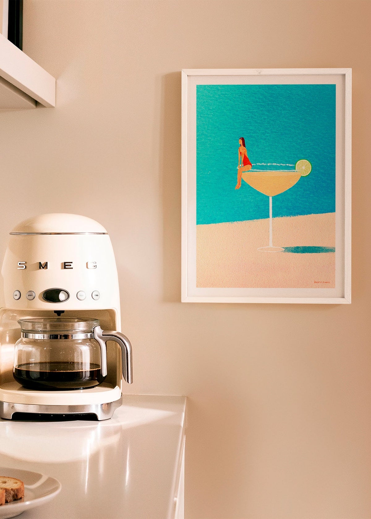 Kitchen art: Margarita glass illustration – Product2