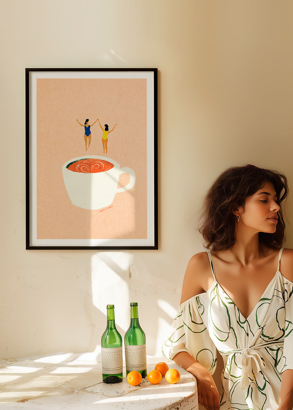 Kitchen art with cup and swimmers – Product2