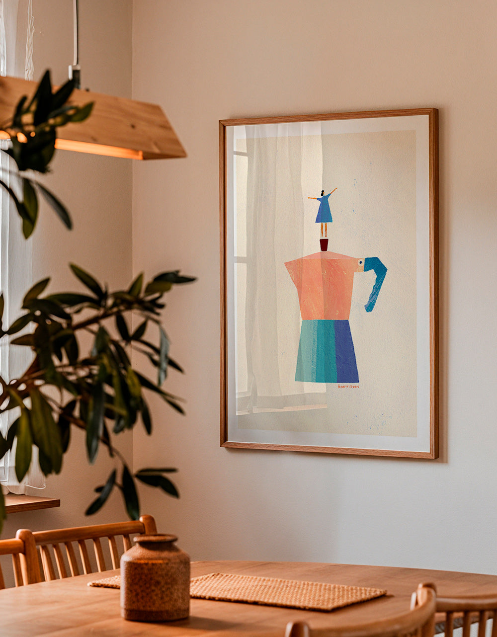 Kitchen art with playful moka silhouette – Product3