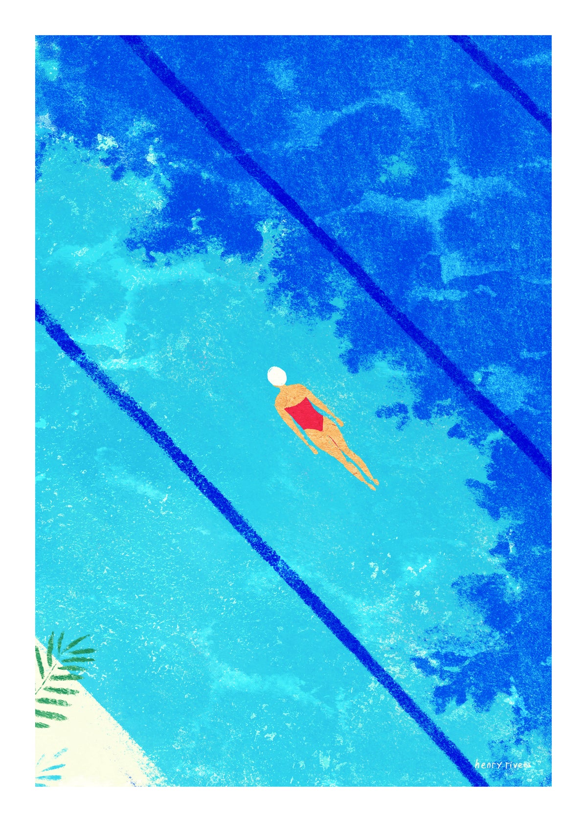 Calm under the surface - Unframed art print