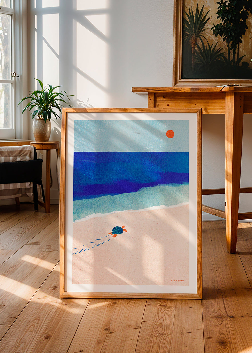 Turtle by the Sea Illustration – Product3
