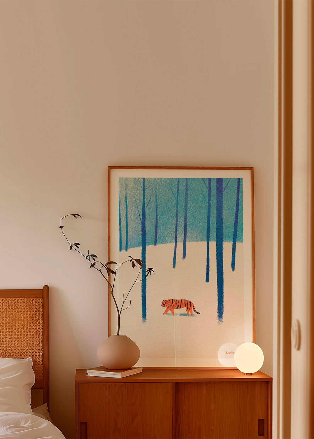 Artwork tiger in snow – Product1