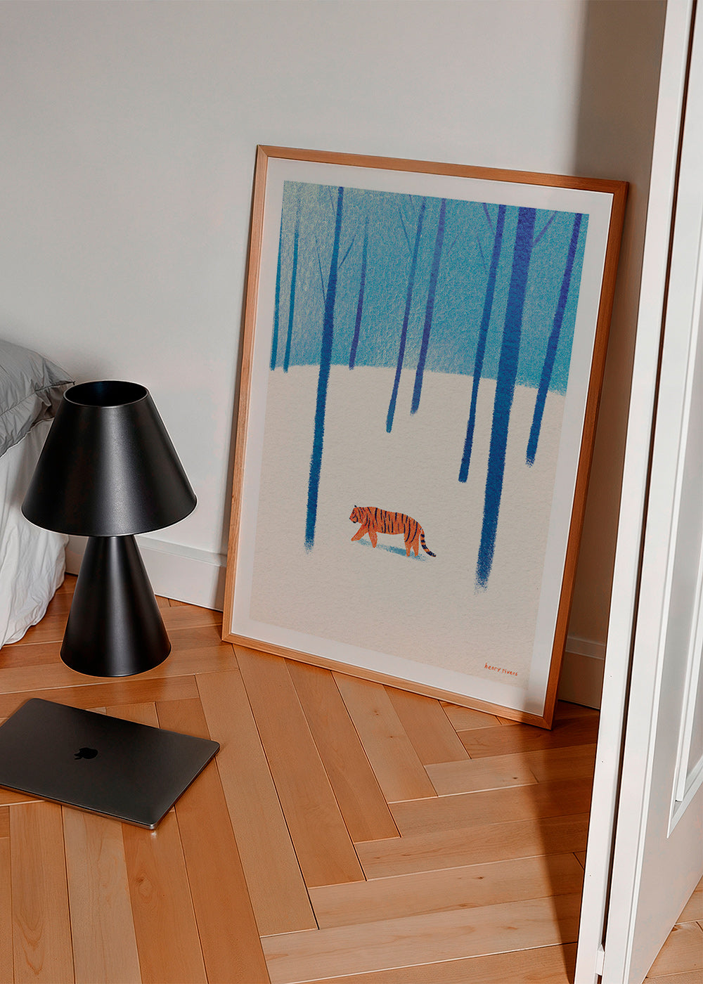 Artwork tiger in snow – Product3