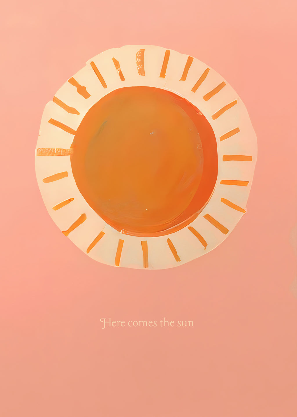 Here comes the sun - Unframed art print