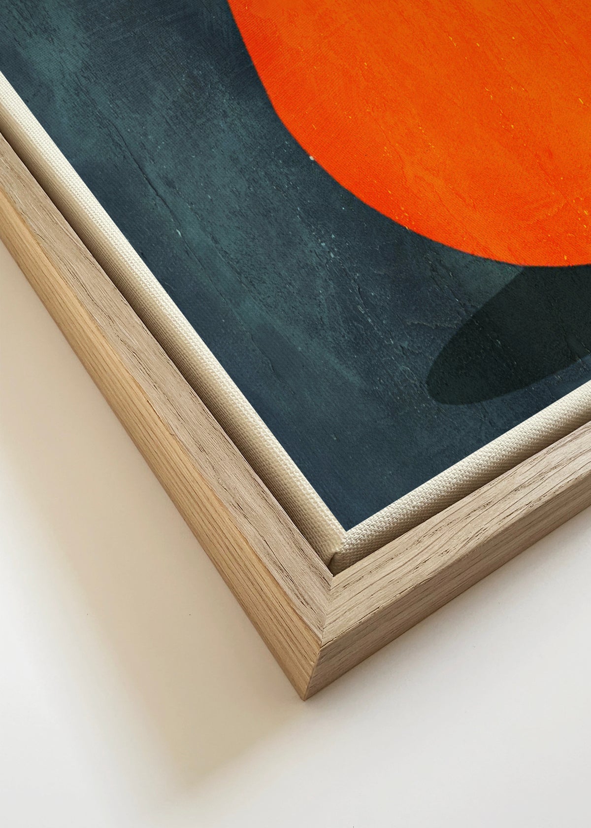 Calmly Sleeping Apple - Framed canvas detail
