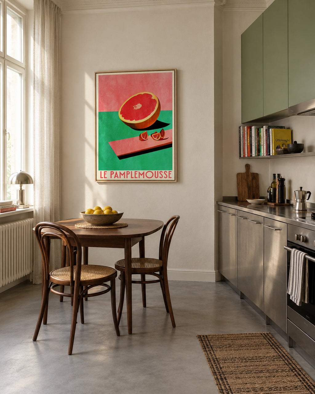 Le Pamlemousse - Framed canvas in an interior