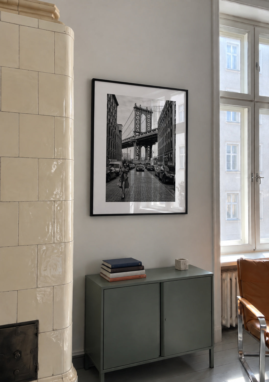 Oblivious - Framed poster in an interior