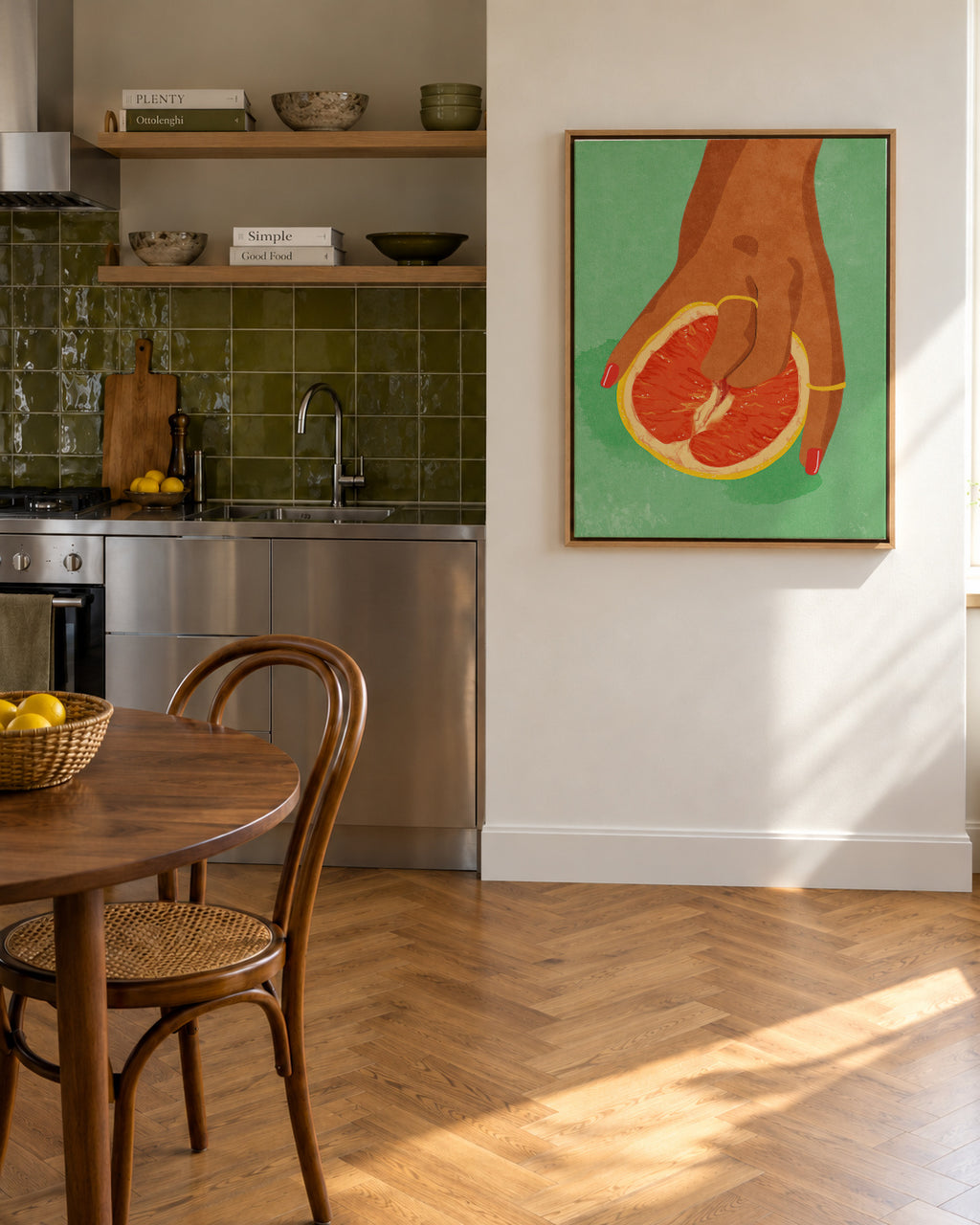 Fruitlover - Framed canvas in an interior