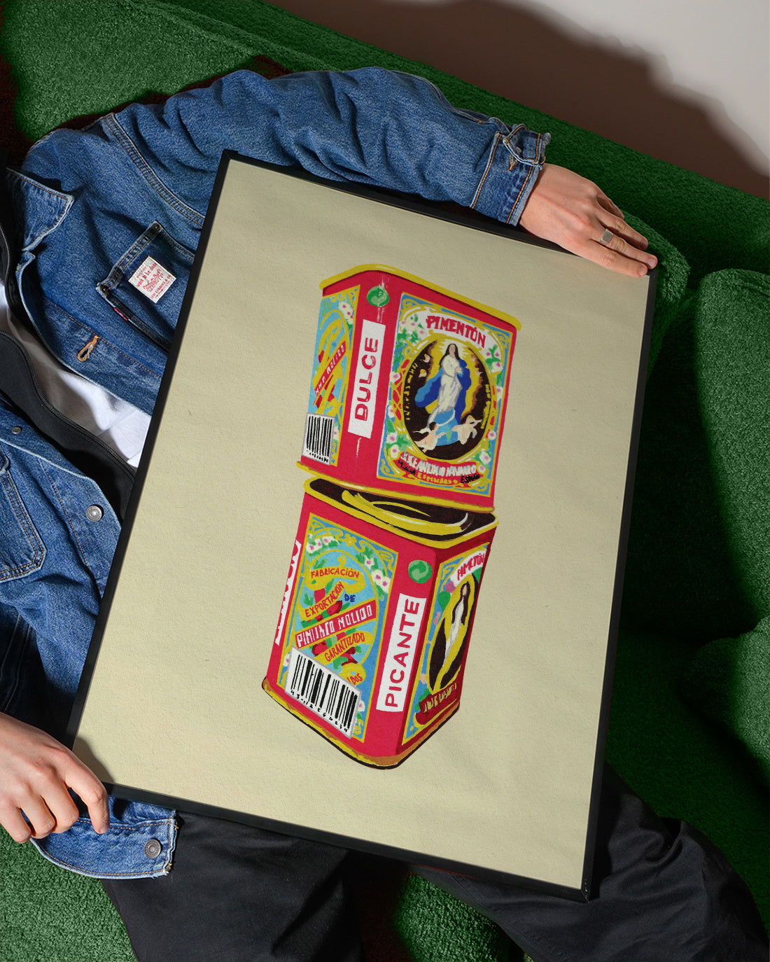 Pimentón - Framed poster detail
