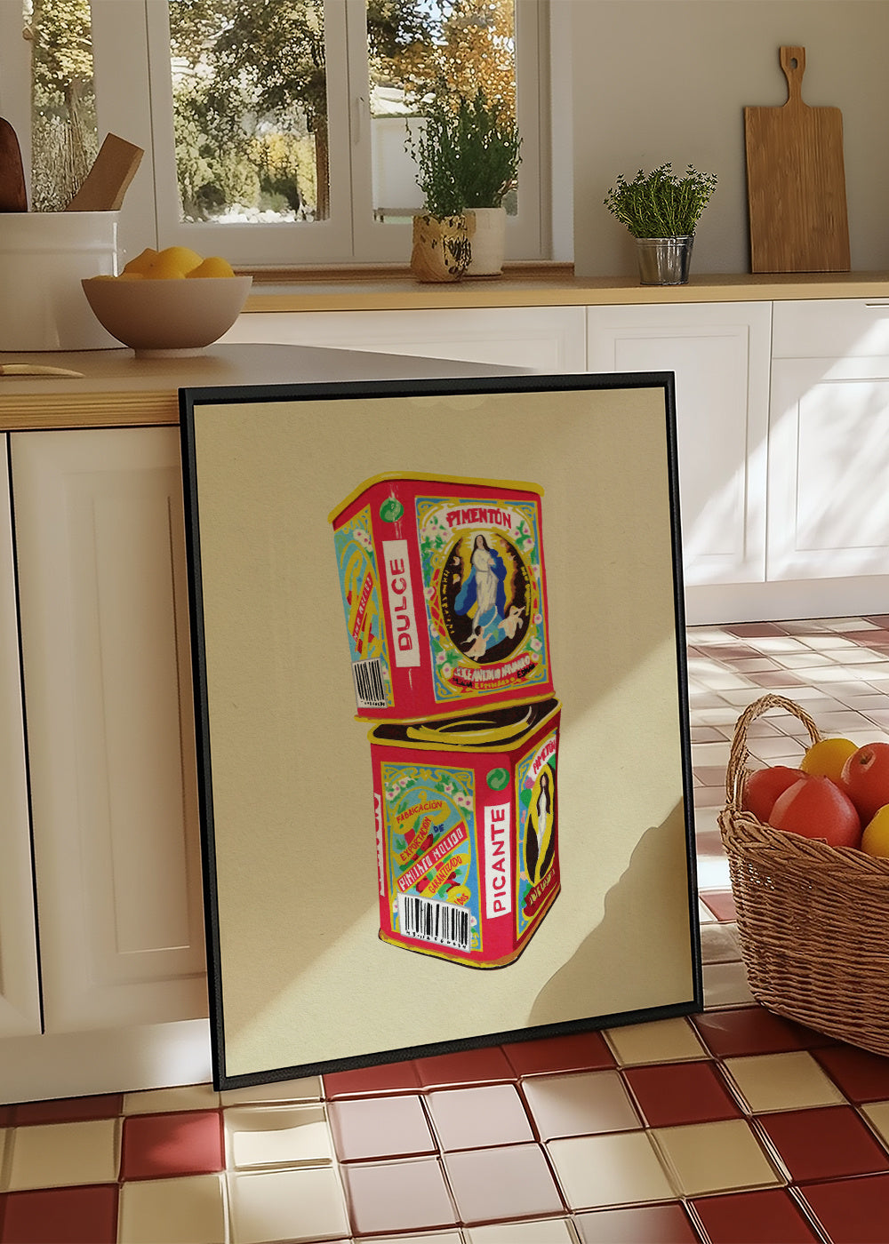 Pimentón - Framed poster in an interior