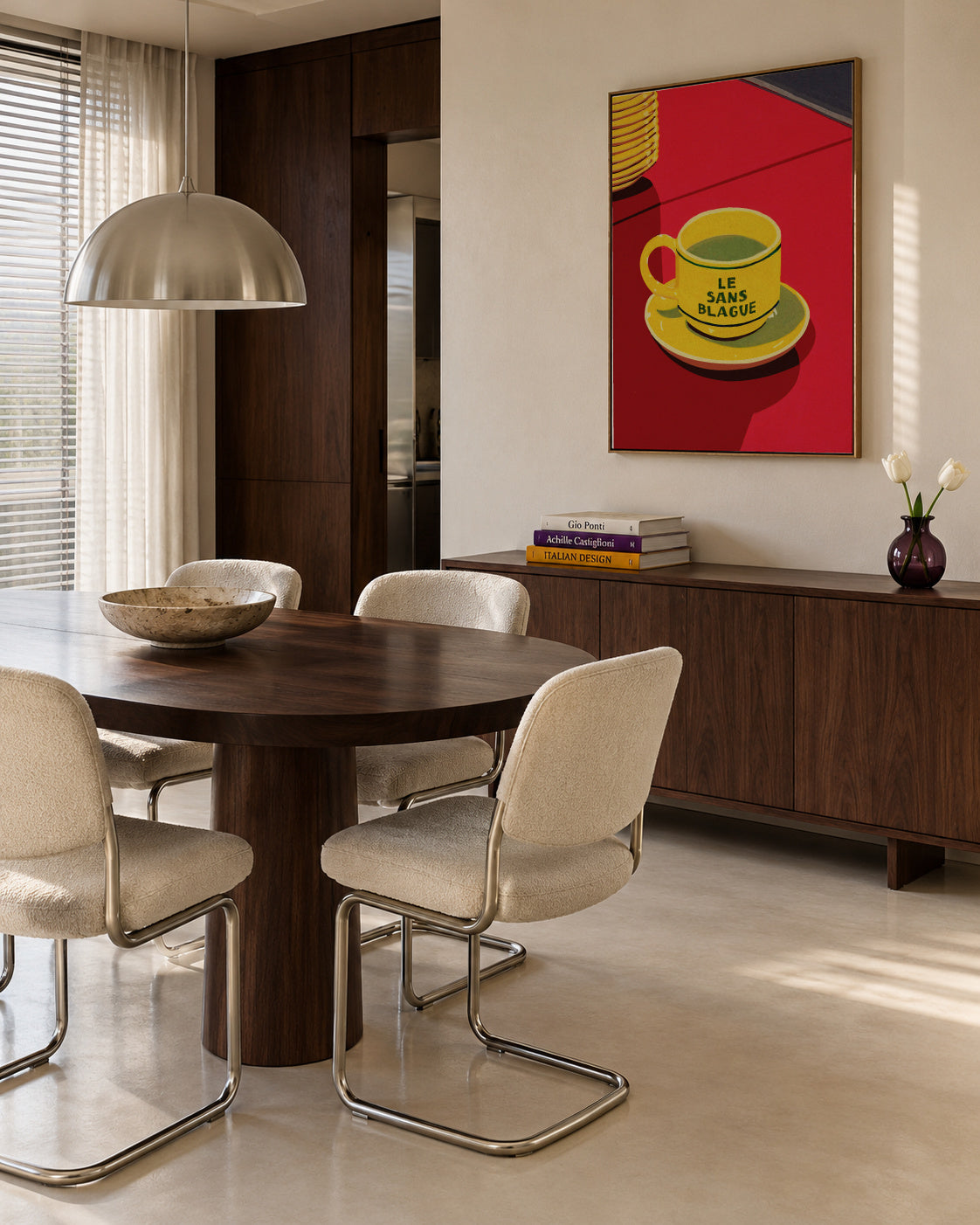 Le Sans Blague - Framed canvas in an interior