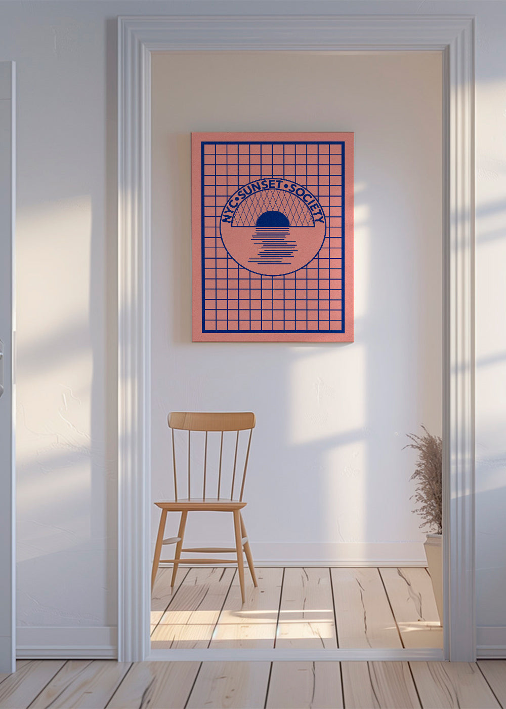 Nyc Sunset Society Blue - Rosi Feist 