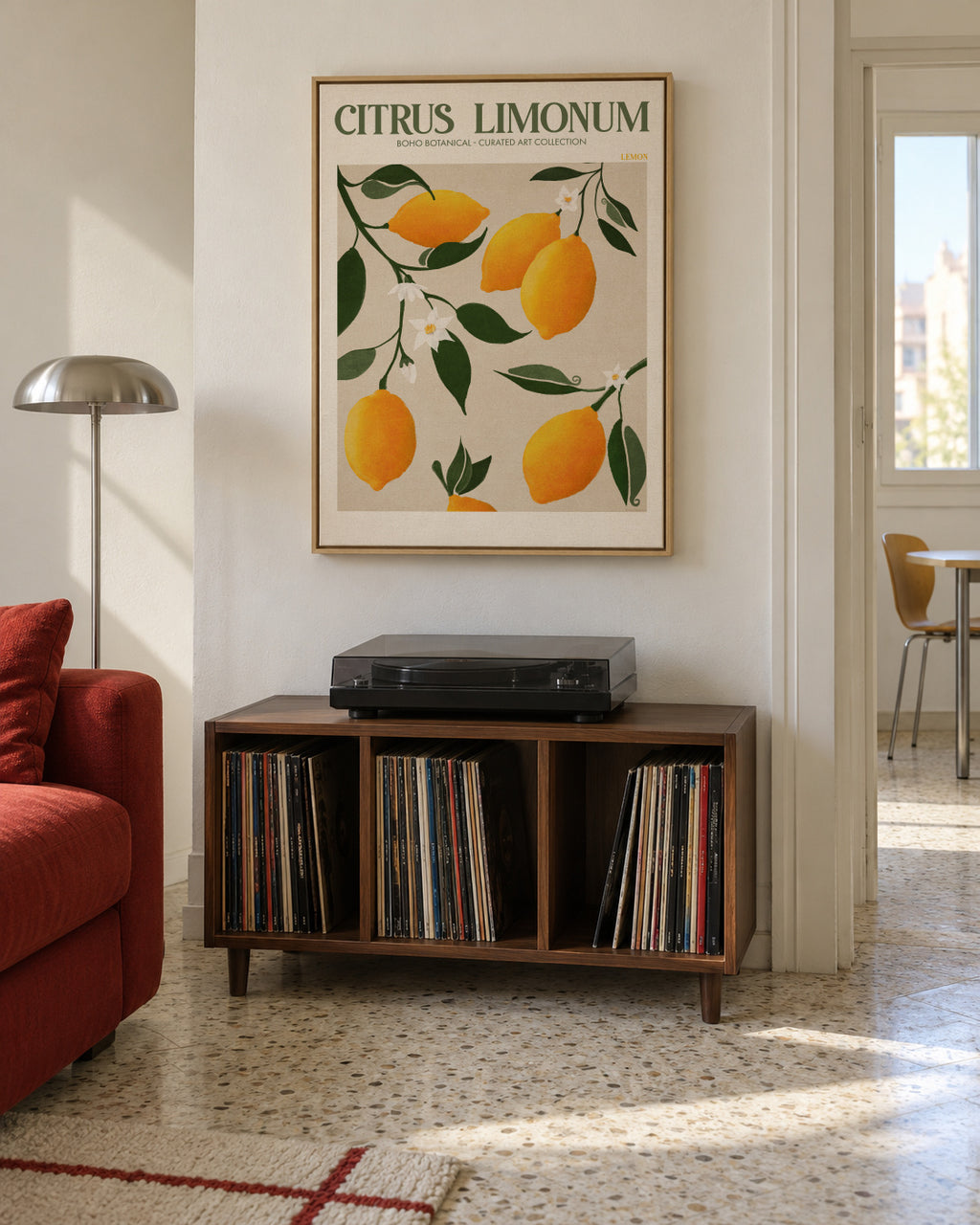 Ratio 4x5 Print By Bohonewart Copy 4 - Framed canvas in an interior