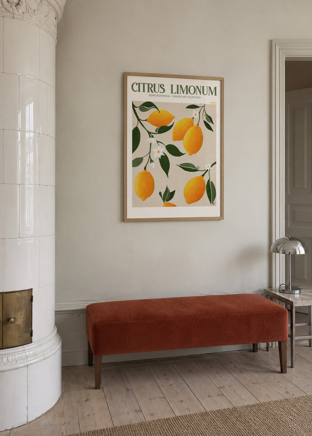 Ratio 4x5 Print By Bohonewart Copy 4 - Framed poster in an interior