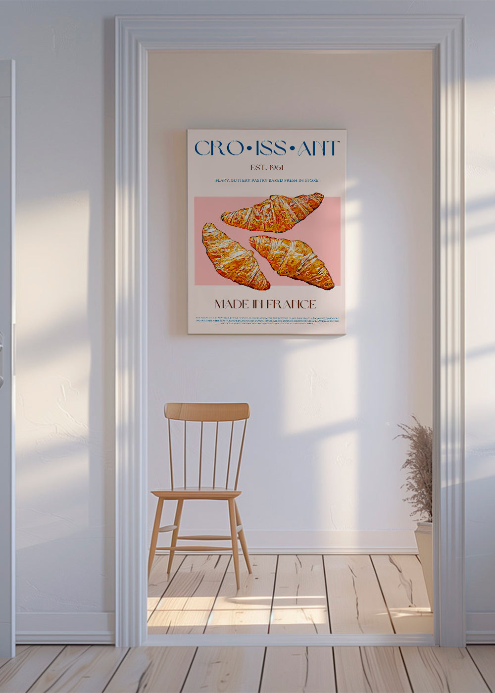 Croissant Print - Nazma Khokhar 