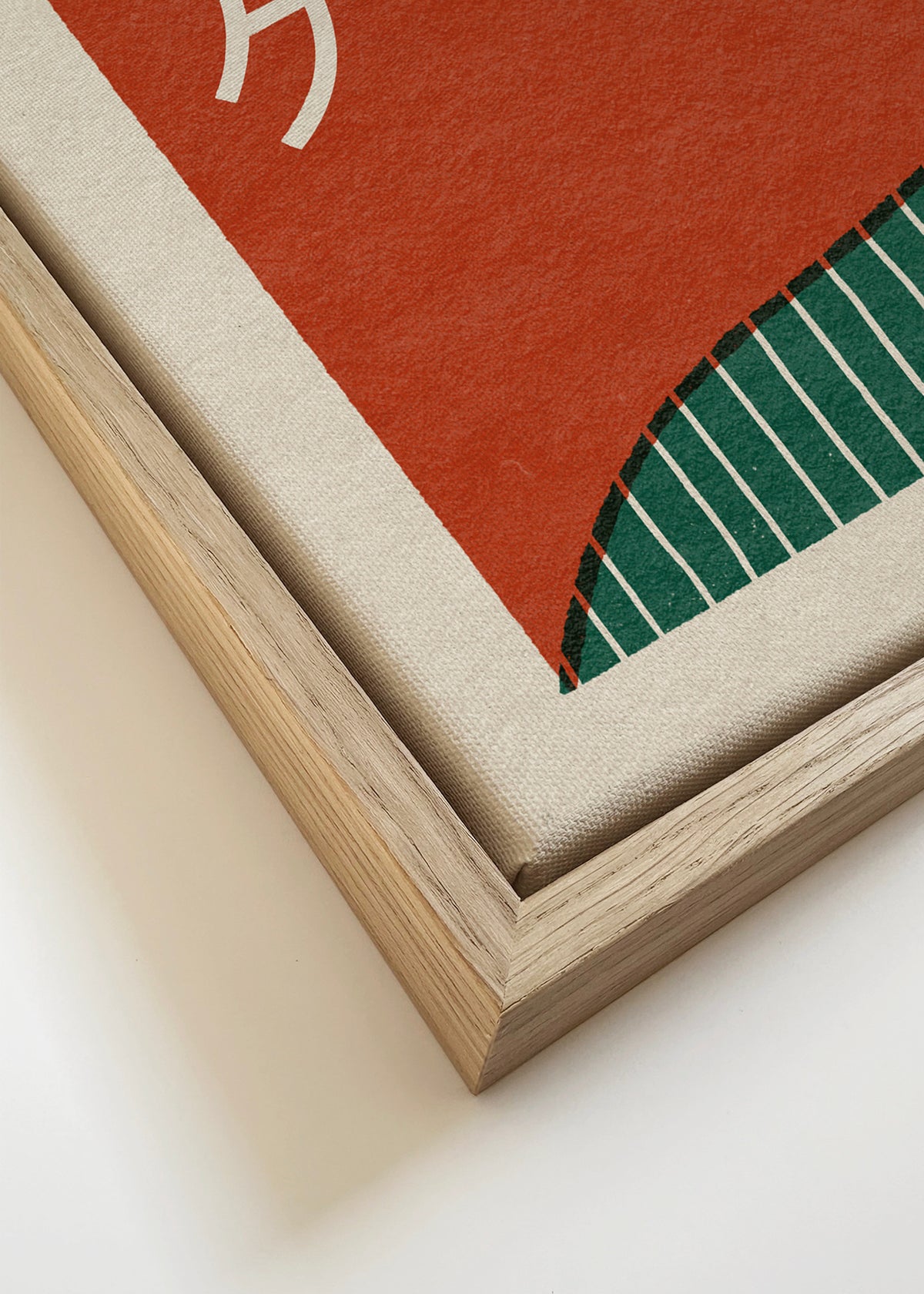 Japanese New Wave - Framed canvas detail