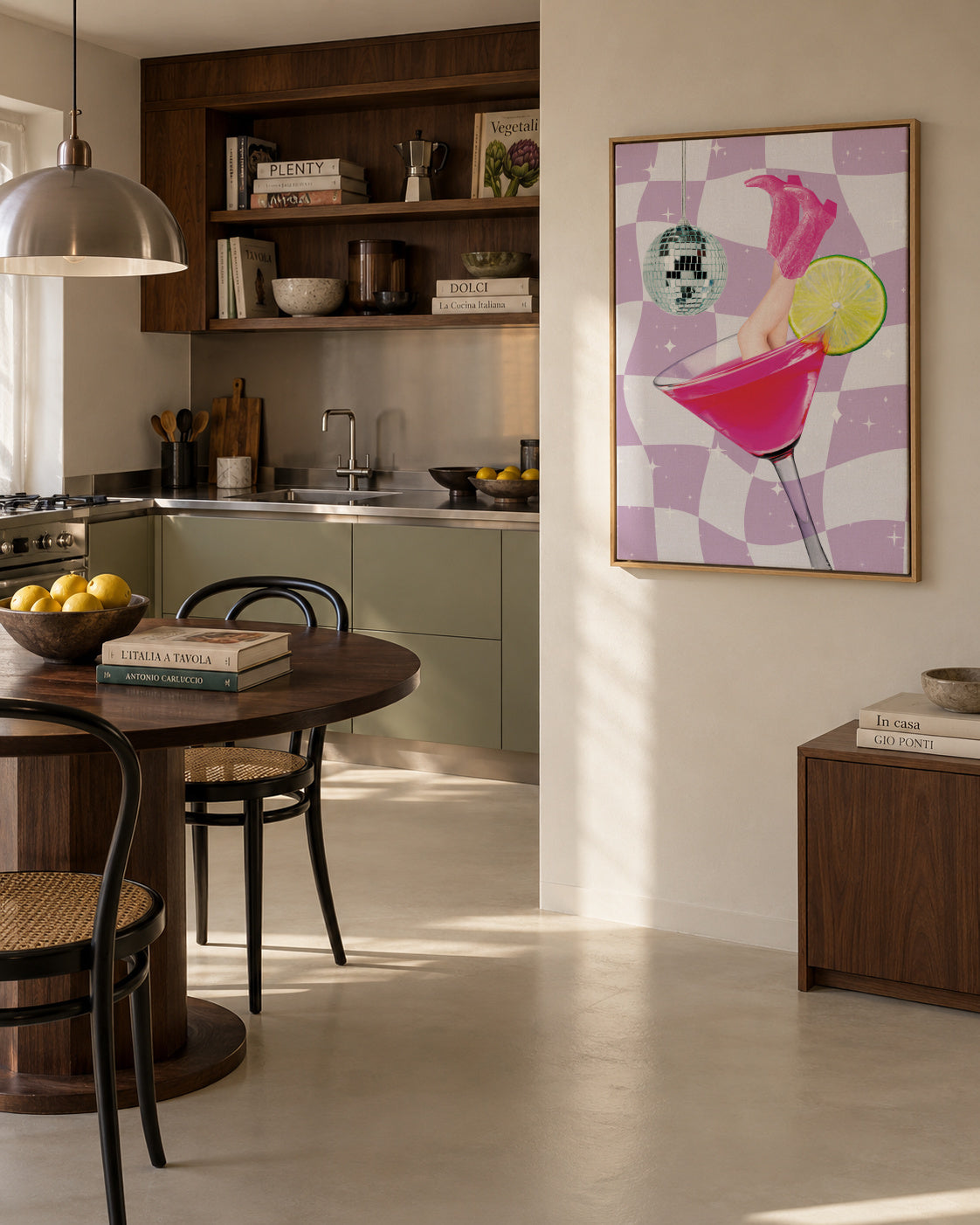 32.png - Framed canvas in an interior