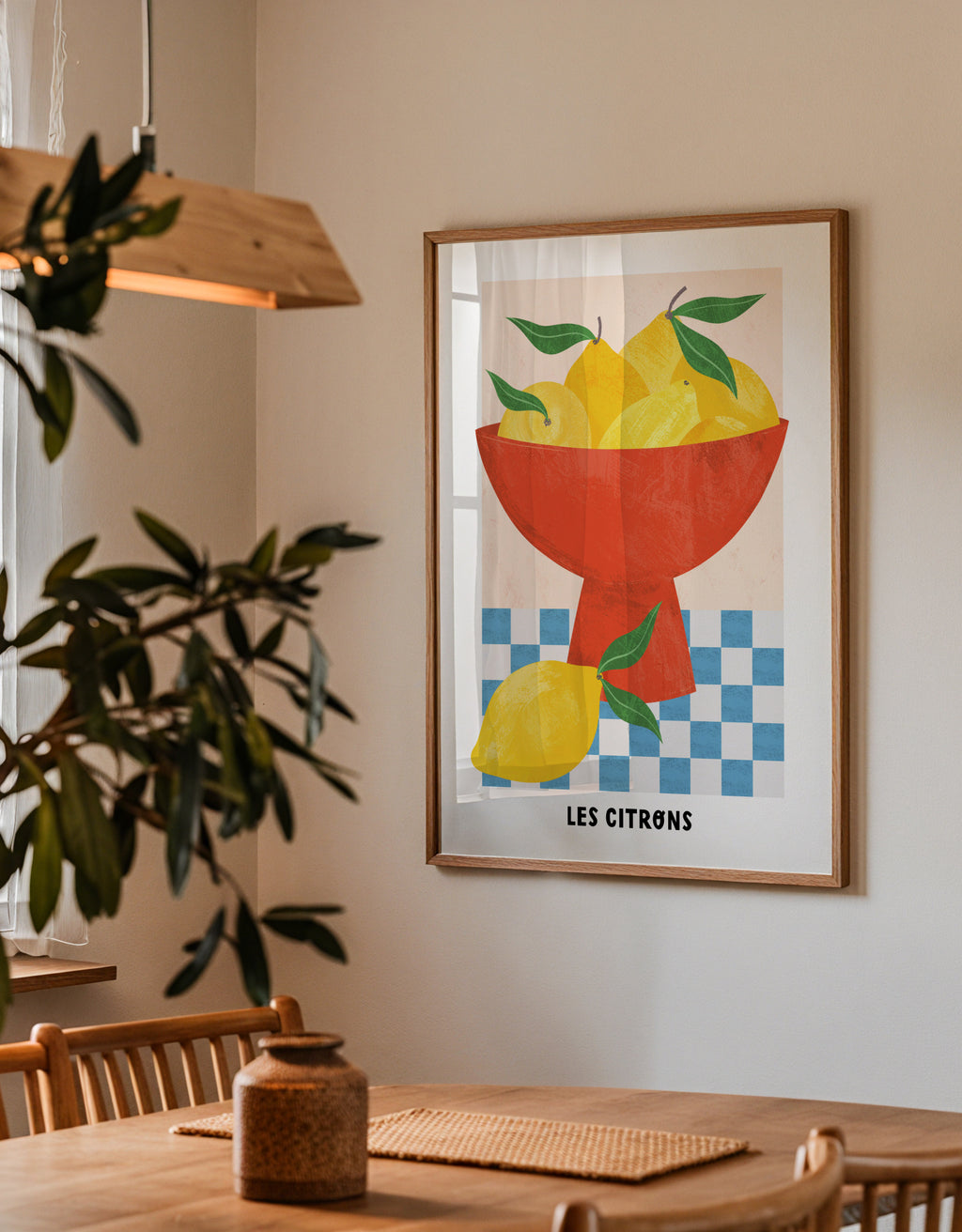 Les Citrons - Framed poster detail