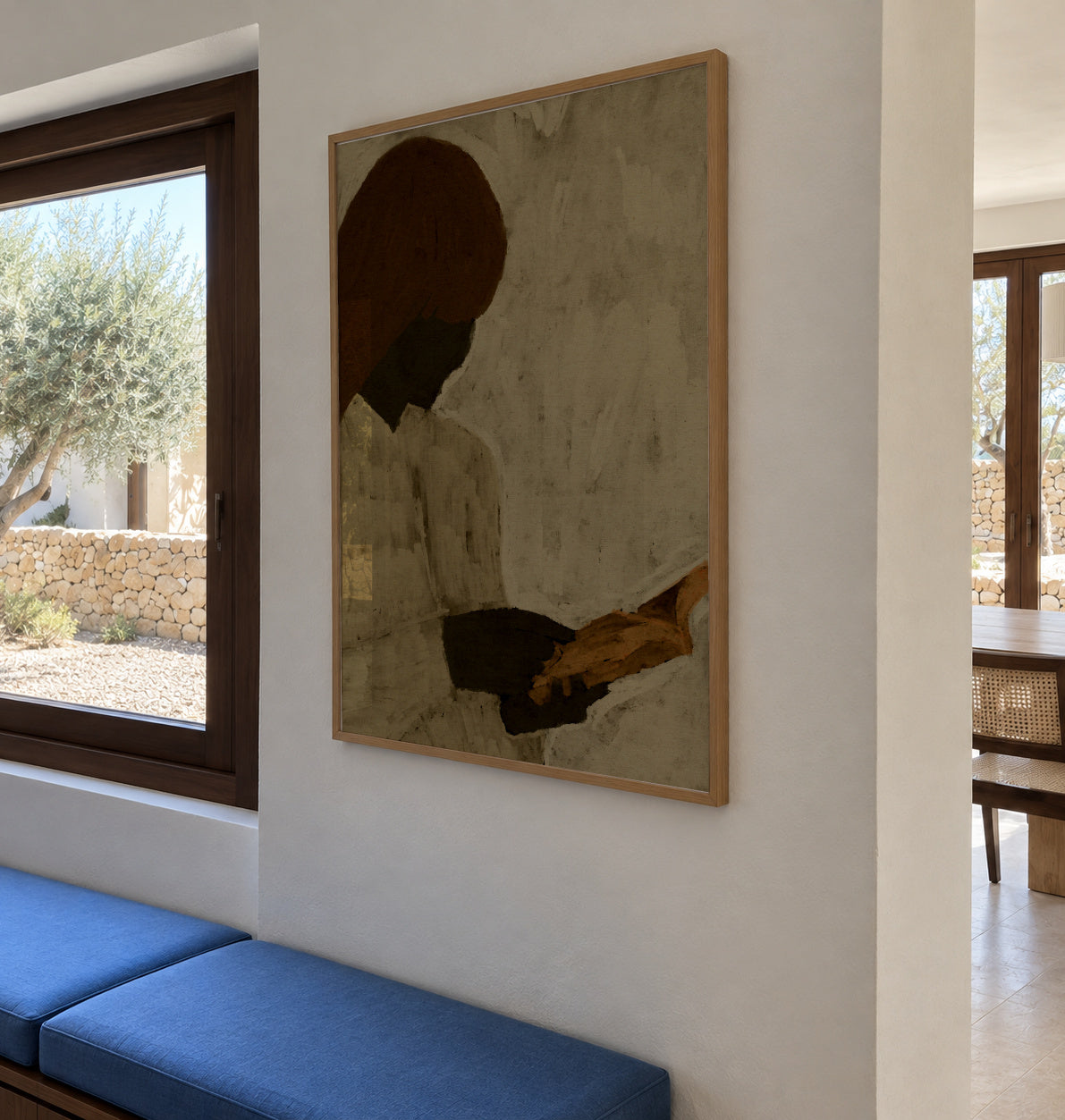 Book lover 2 - Framed poster in an interior