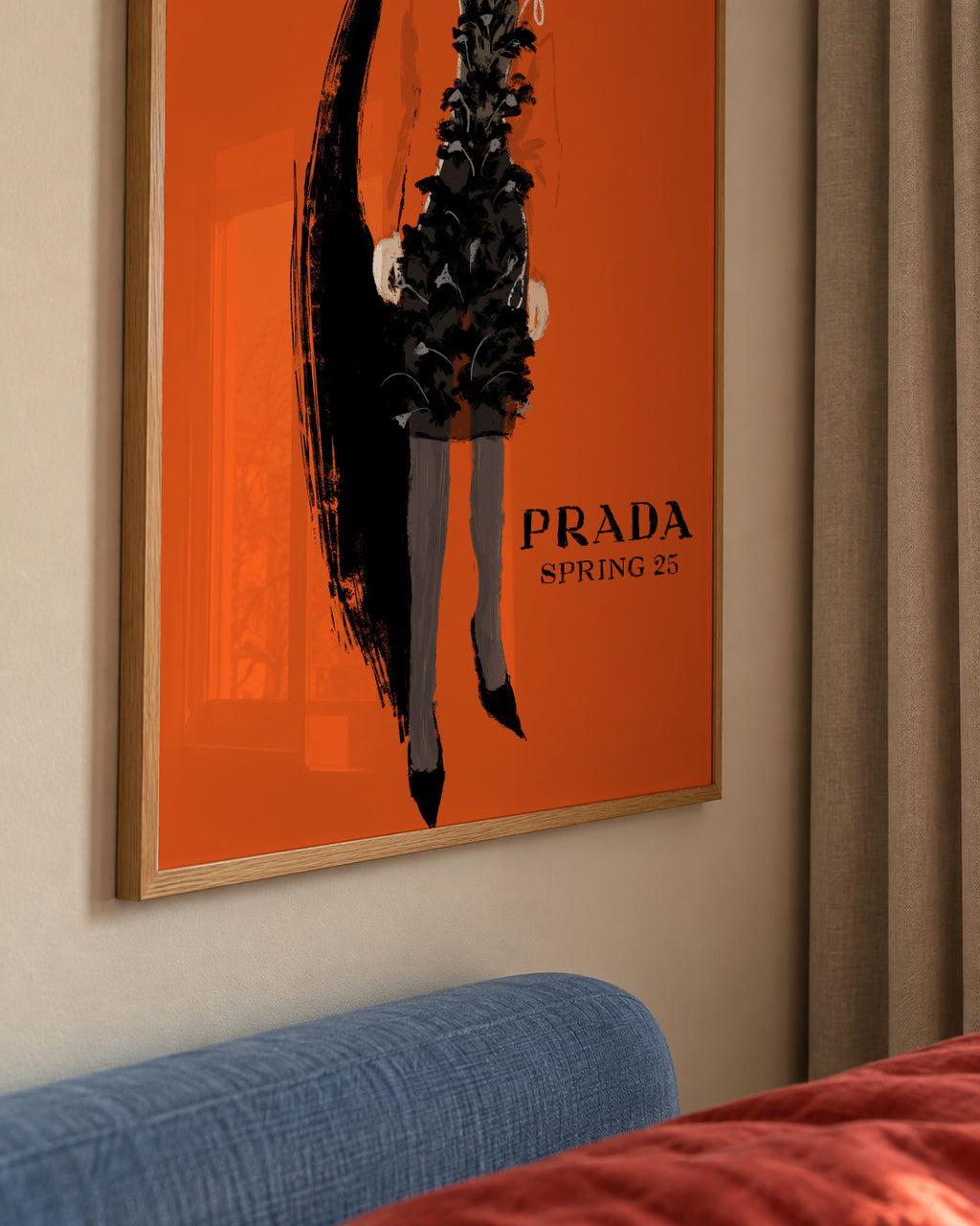 Prada - Framed poster detail