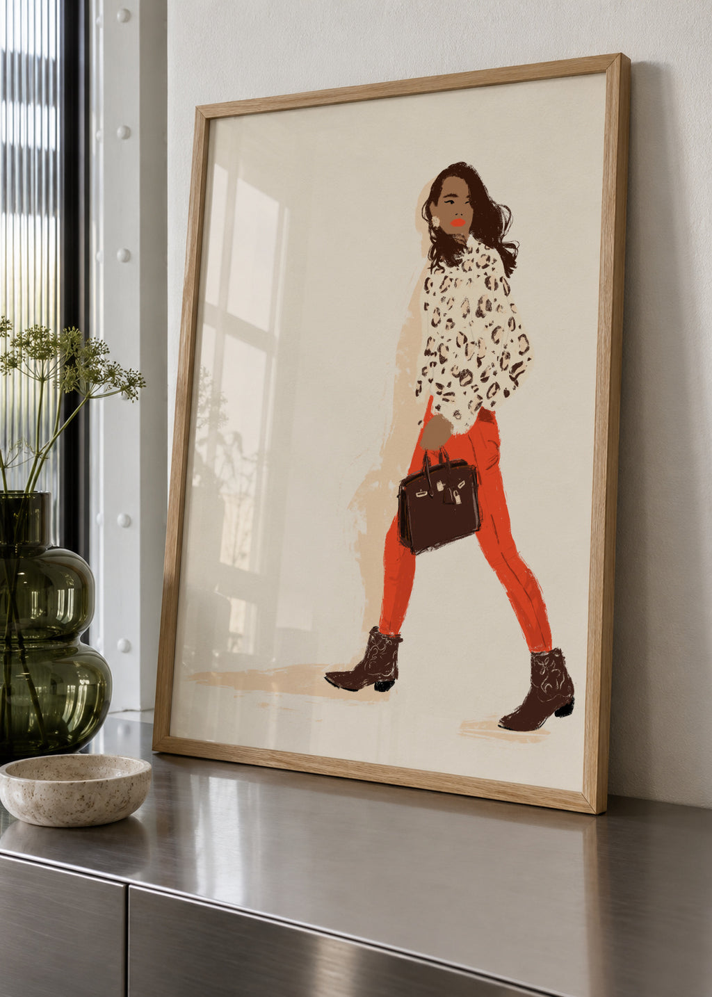 Cowboy boots - Framed poster in an interior