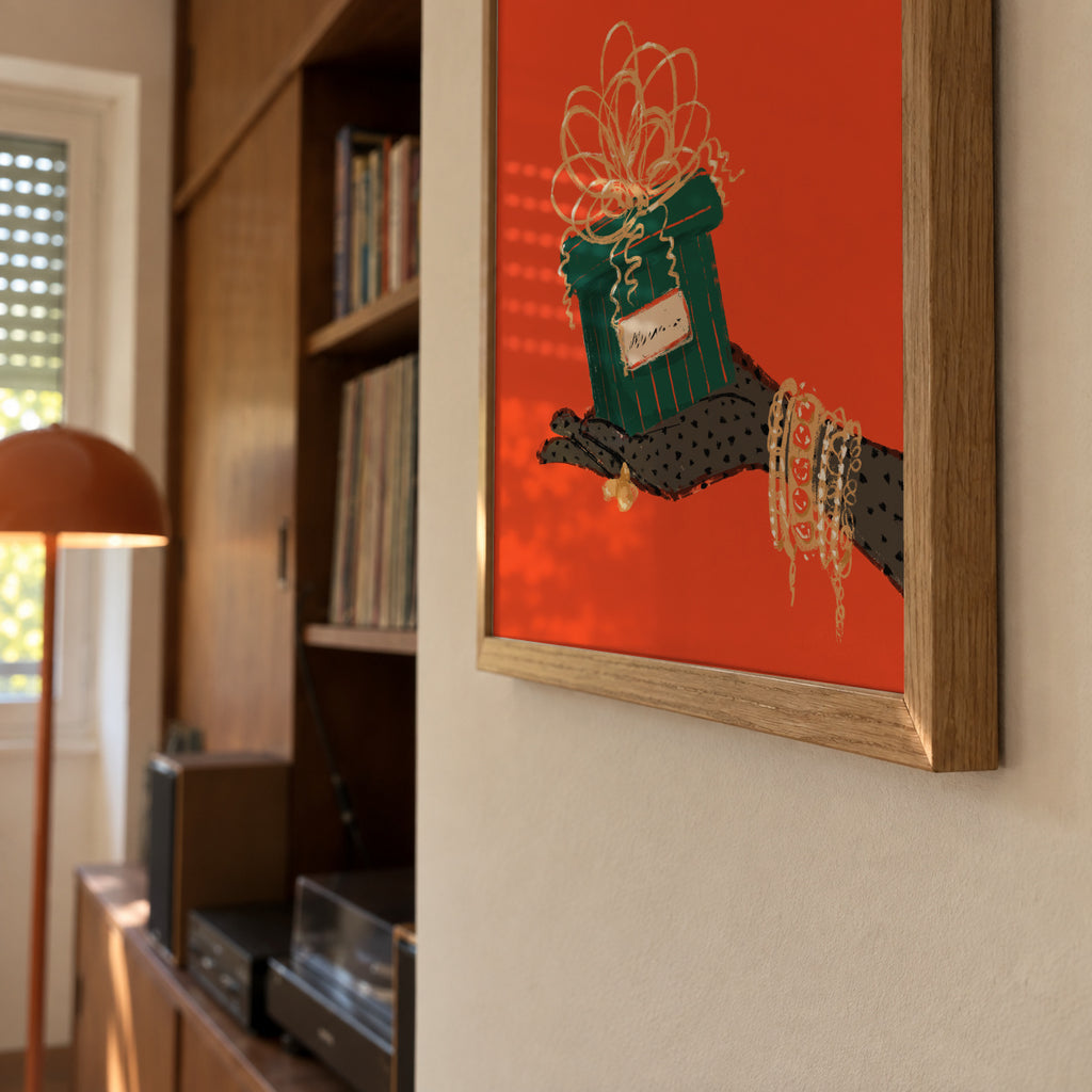 The gift - Framed poster detail