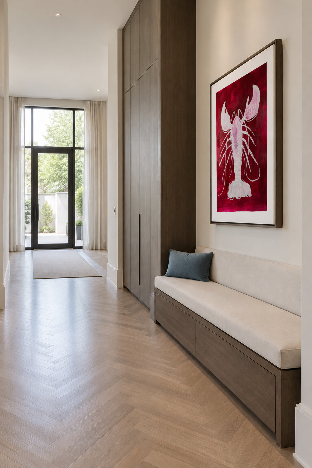Le chef - Framed canvas in an interior