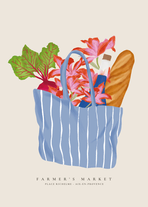 Le Marché - Unframed art print