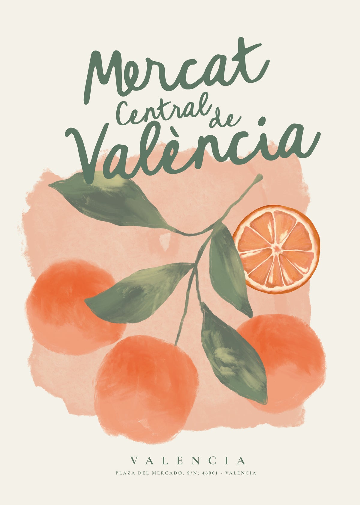 Mercat Central de València - Unframed art print