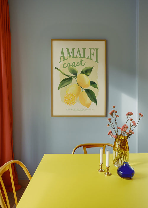 Botanical Amalfi lemon print