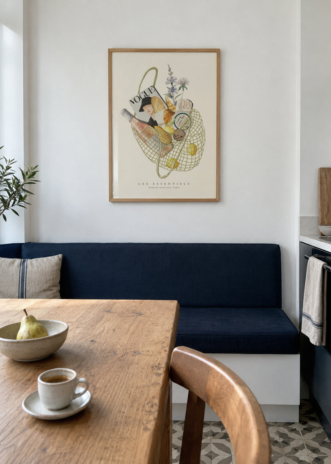 French Essentials - Framed poster in an interior
