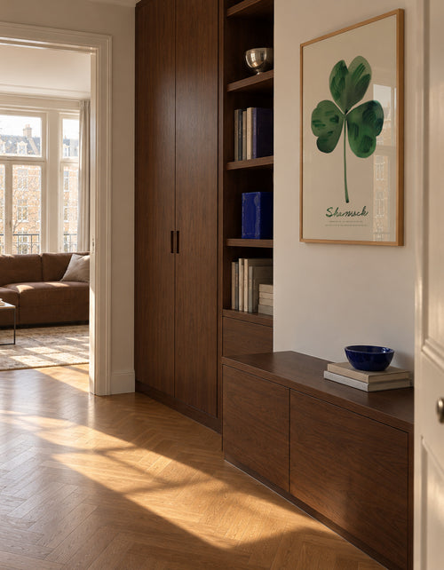 Shamrock - Framed poster in an interior